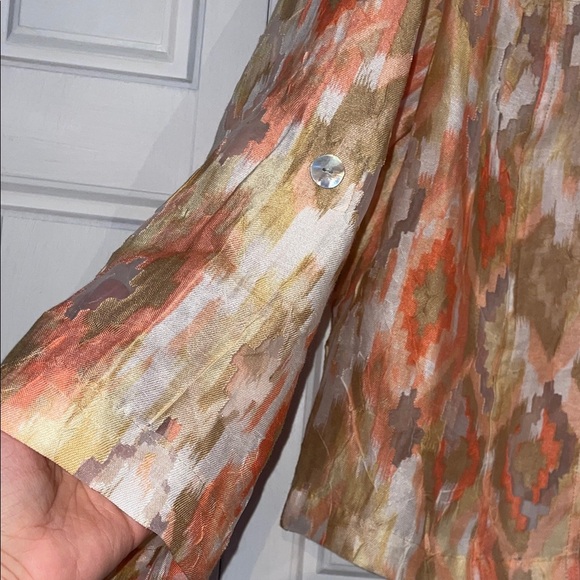 Ruby Rd. Women's Vibrant Patterned Blouse - Picture 7 of 7